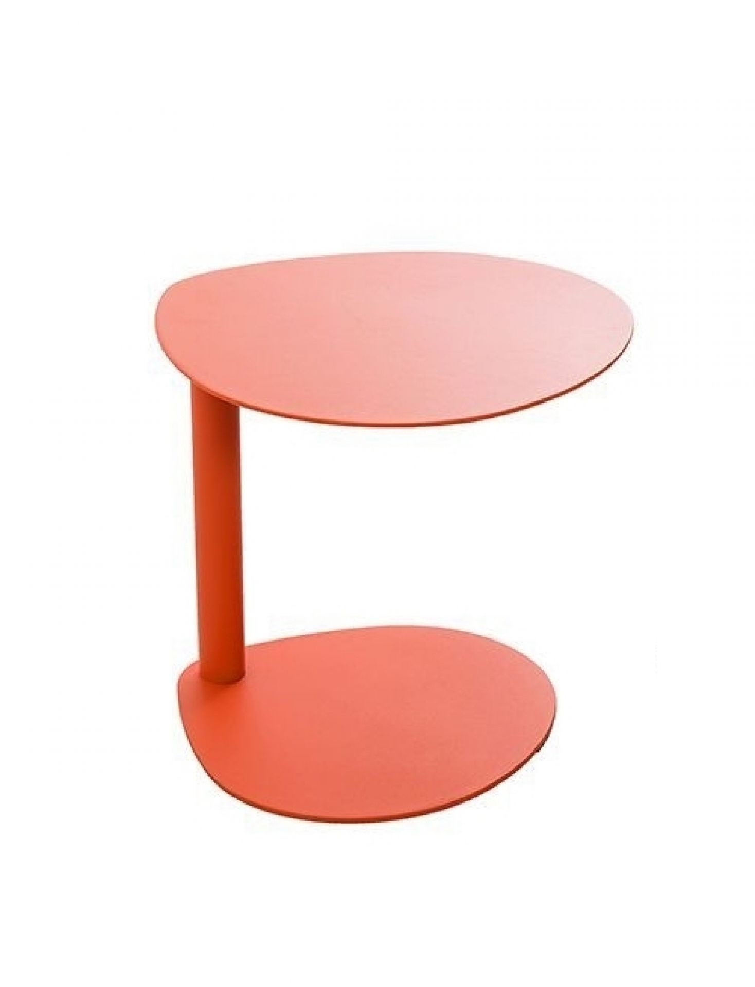 Oranger Easy Boy Beistelltisch von Segis, kleiner, moderner Ablagetisch für Wohnzimmer und Büro.